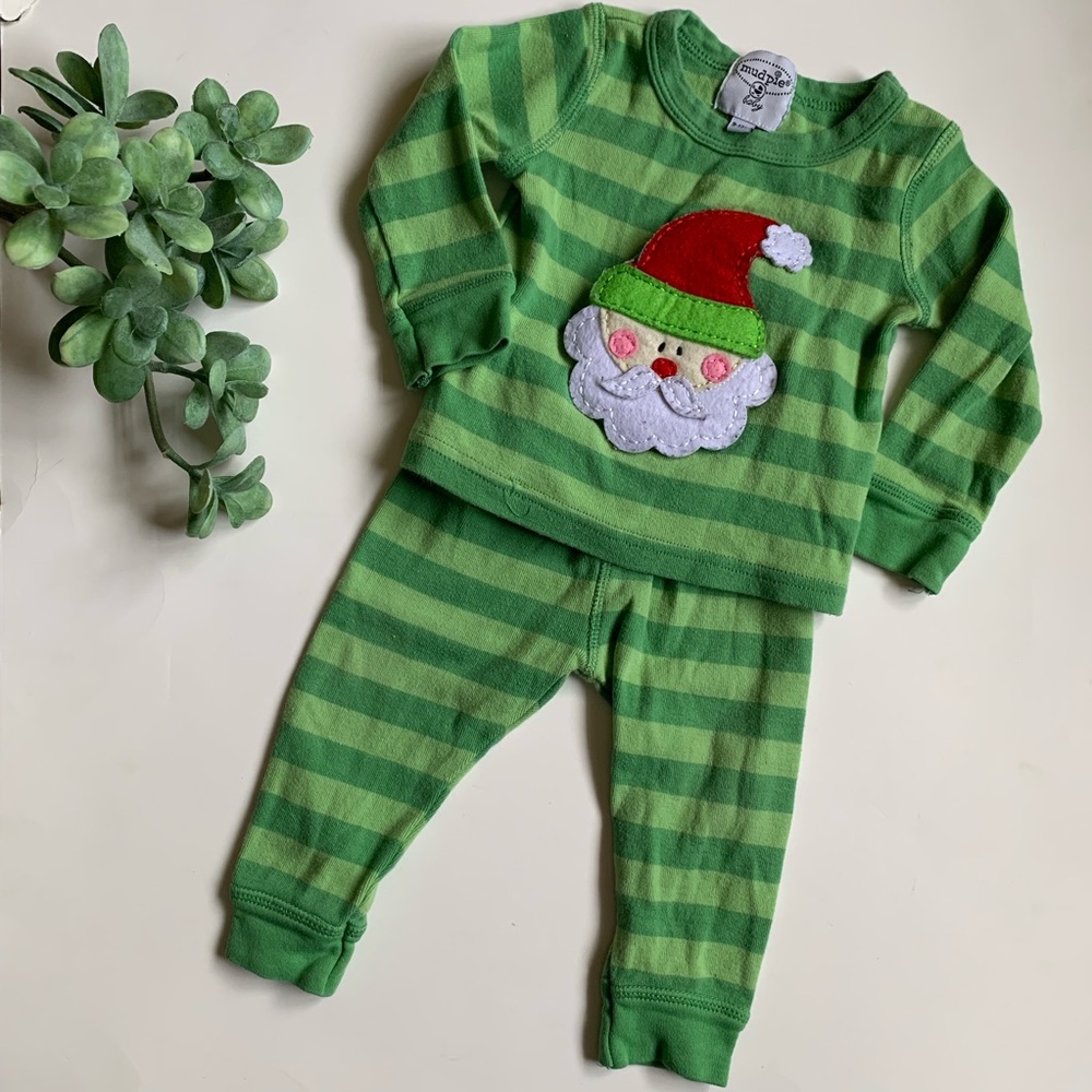 Mud Pie Santa pajamas